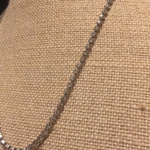 Vintage Rhinestone Necklace - Picture 2 of 2